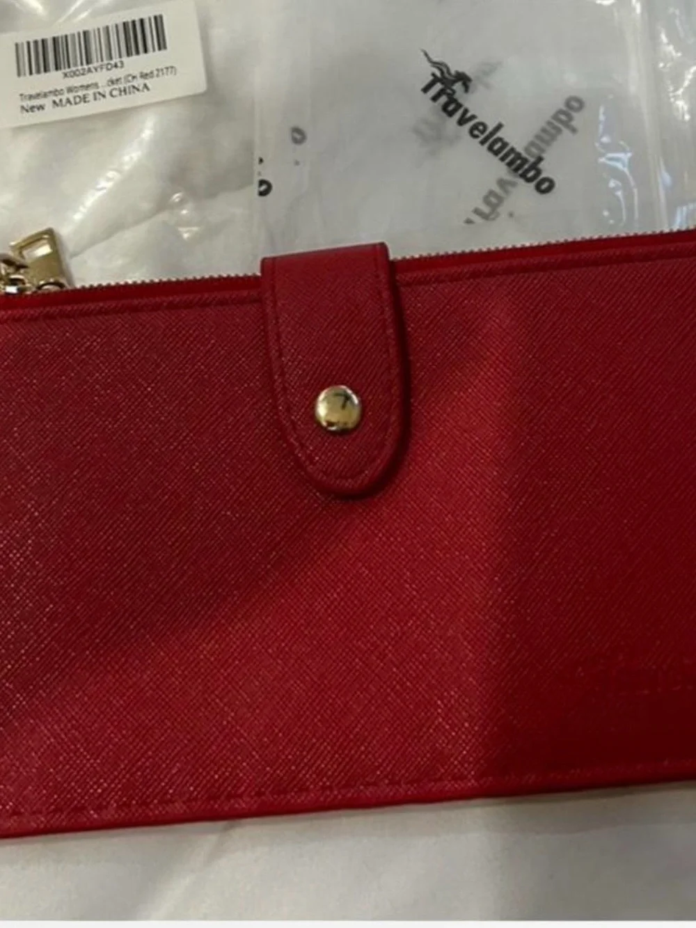 NWT Travelambo Red Wallet / Wristlet Organizer ❤️ - Picture 1 of 8